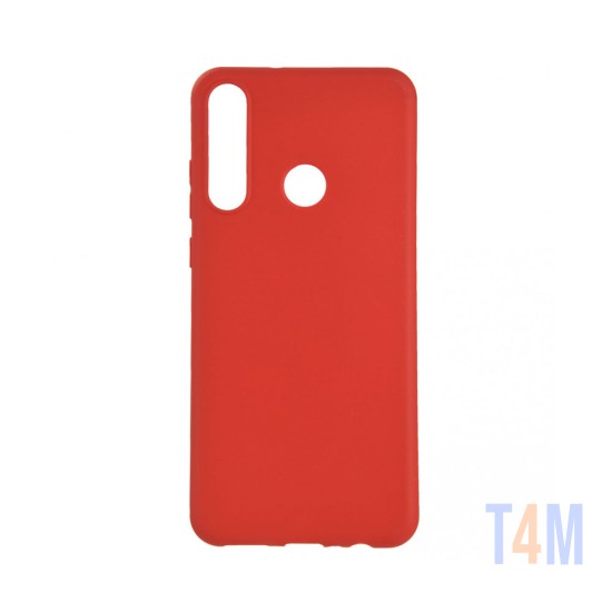 Capa de Silicone para Huawei Y6p 2020 Vermelho